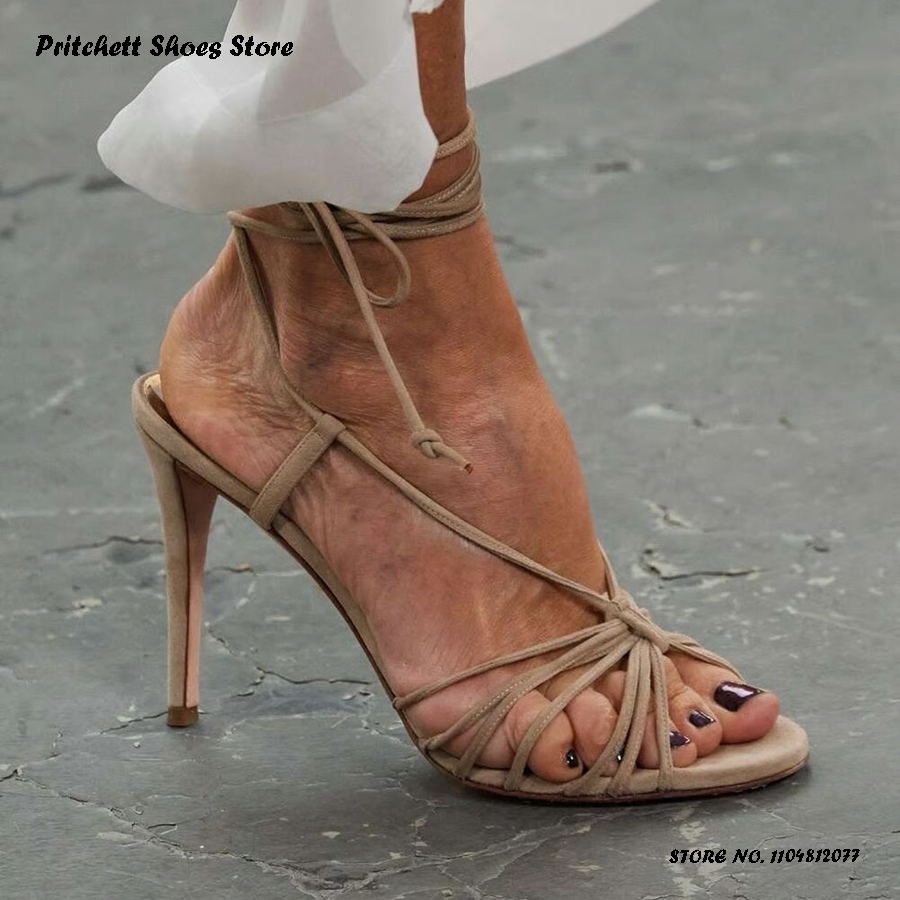 Women's Knotted Leather Strapp - Street Fashion Runway incelemesi ve fiyatı