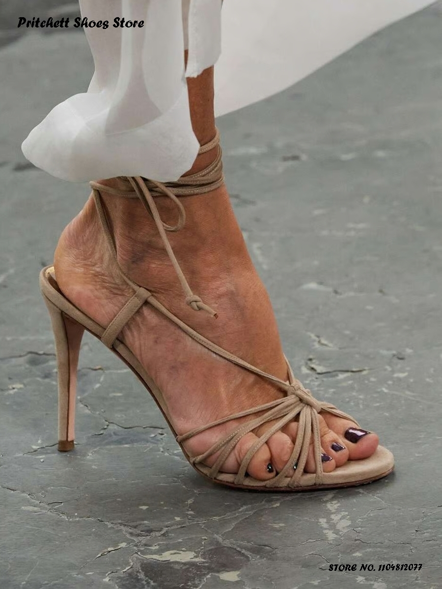 Women's Knotted Leather Strapp - Street Fashion Runway incelemesi ve fiyatı
