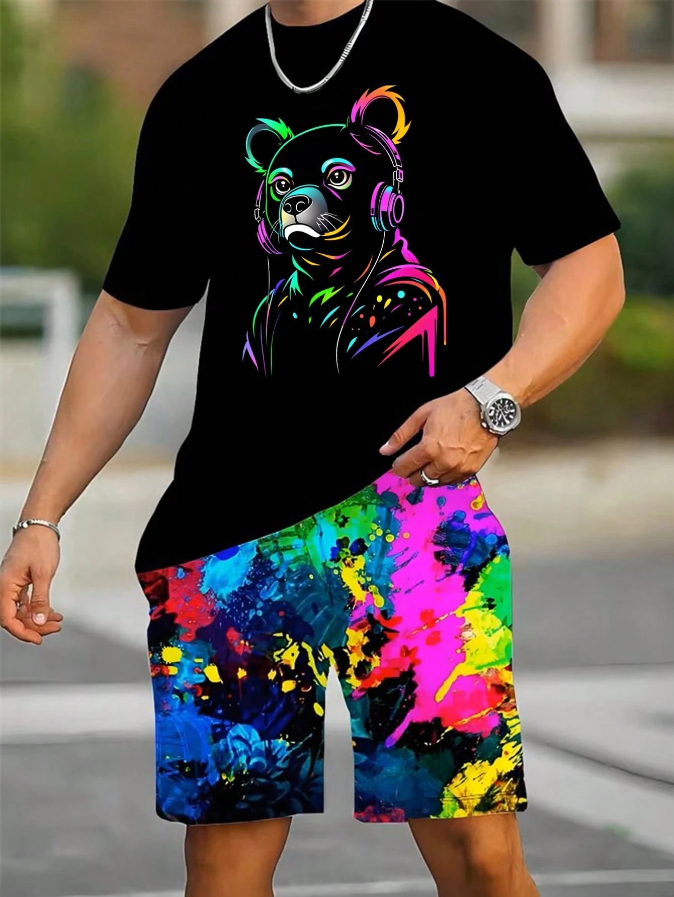 2026 Summer New Men's Short-Sl - Street Fashion China incelemesi ve fiyatı