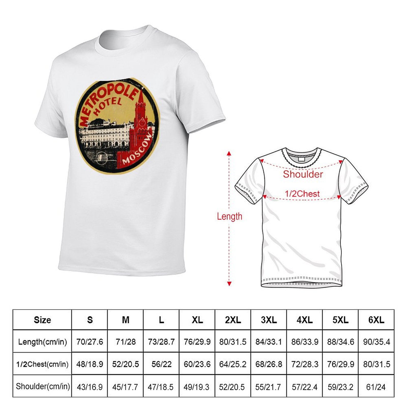 Metropole Hotel Moscow T-Shirt - Street Fashion Moscow incelemesi ve fiyatı