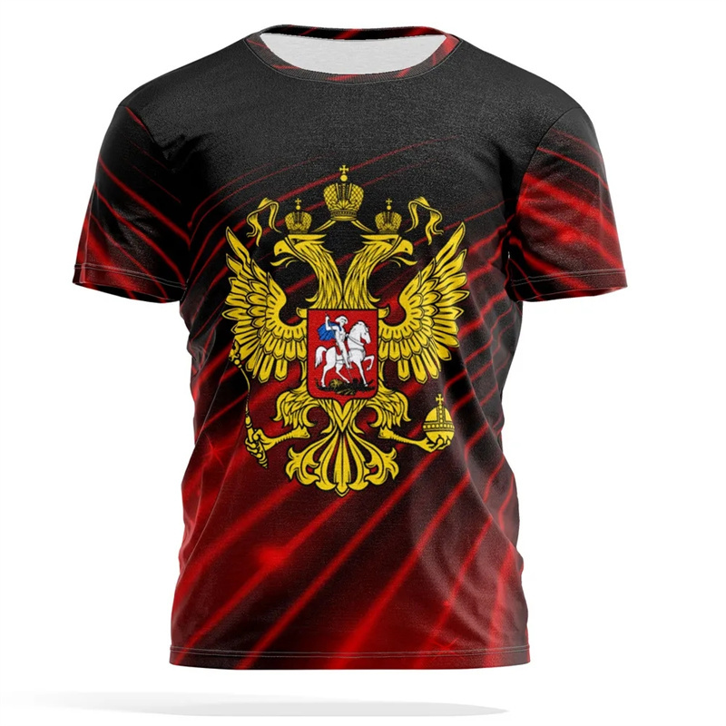 Russian National Emblem Print  - Street Fashion Russia incelemesi ve fiyatı