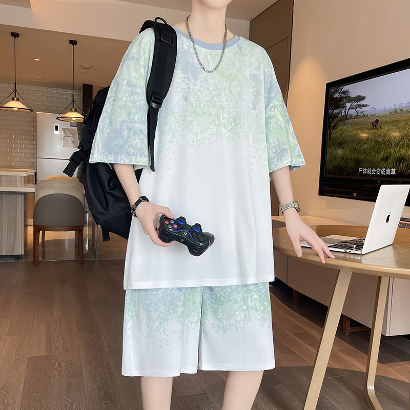 【Top 5-Point Pants】Men's T-Shi - Street Fashion China incelemesi ve fiyatı