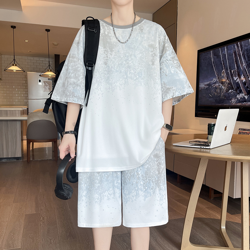 【Top 5-Point Pants】Men's T-Shi - Street Fashion China incelemesi ve fiyatı
