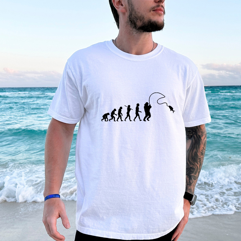 Fishing Evolution Printed T-Sh - Street Fashion Evolution incelemesi ve fiyatı
