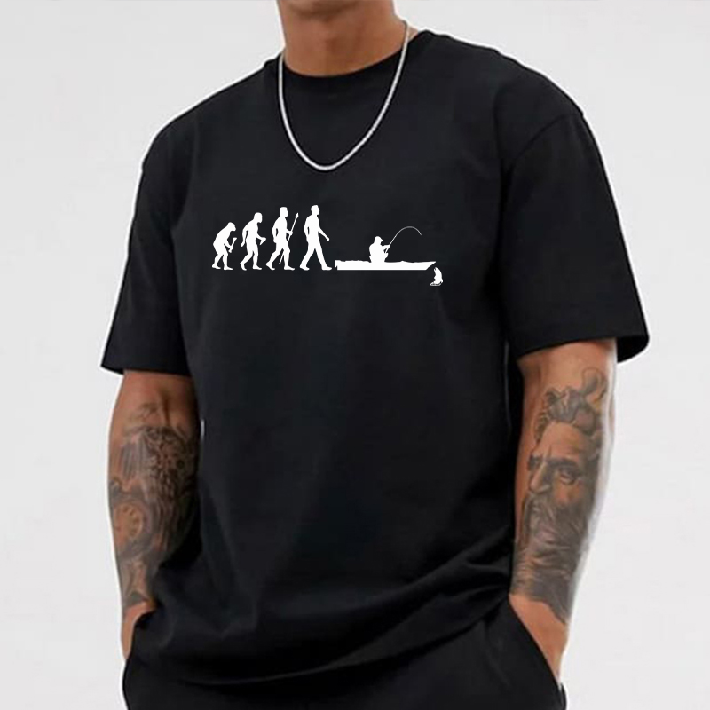 Fishing Evolution Printed T-Sh - Street Fashion Evolution incelemesi ve fiyatı